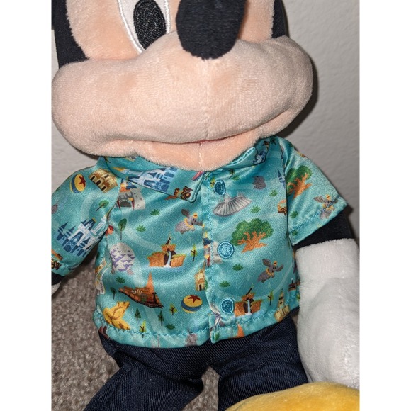 Disney Mickey Mouse Plush Walt Disney World Flag Souvenir Toy Parks Shirt 12 in. - Picture 5 of 8